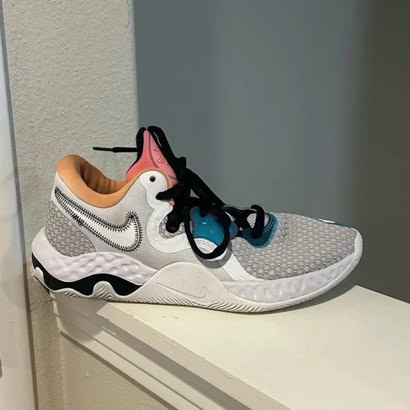 Nike x Space Jam Renew Elevate II CW3406-505 Basketball Shoes Sneakers Size 8.5 - Picture 2 of 10